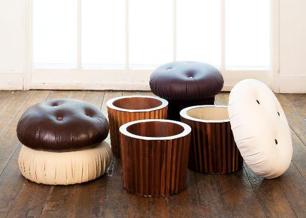 Pouf a forma di dolci Matteo Bianchi Design